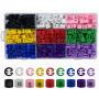 Clothes Hanger Size Markers Quickly Identify Garment Size - 9 Sizes and Each 50Pcs/Set (XXS-4XL) with Separate Compartments Storage Boxes 450Pcs