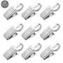 OOTSR [60 Pack Stainless Steel Clips w/Hook for Curtain, Photos, Home Decoration - Wide Flat String Party Lights Hanger Wire Holder for Shower, Art Craft Display and Outdoor Activities Supplies