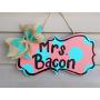 Teacher Door Hanger/Teacher Gift/Personalized Teacher Sign/Teacher Appreciation Gift