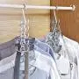 Dsxnklnd Magic Wonder Space Saving Clothes Hanger Rack Clothing Hook Organizer Storage