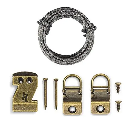 HangZ 34053 Canvas Flat Mount Sawtooth Hook Picture Hanger Kit, 25lb HangZ 34053 Canvas Flat Mount Sawtooth Hook Picture Hanger Kit, 25lb
