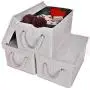 StorageWorks Storage Bins with Lids, Decorative Storage Boxes with Lids and Cotton Rope Handles, Mixing of Beige, White & Ivory, Large, 3-Pack StorageWorks Storage Bins with Lids, Decorative Storage Boxes with Lids and Cotton Rope Handles, Mixing of Beige, White & Ivory, Large, 3-Pack