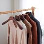 Qiupei Clothing Hangers Non Slip Strong Premium Wooden Coat Hangers Suit Hangers Saving Clothing Hangers Suit Clothes Hangers 20 Pack Adult Wooden Hanger othes Hangers Ideal for Everyday Use