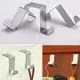 Kaimao 10 PCS Multi-functional Z Shaped Hooks Portable Stainless Steel Hangers for Coat, Robe, Towel, Clothes, Hat, Kids Toy and Kitchen Utensiles Width: 1.57 in/4 cm