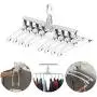 Blnboimrun 8 in 1 White Magic Plastic Hangers,360 Degrees Rotate Slip Resistant Standard Clothing Hanger,Space Saving Solution for Your,Closet Ideal for Everyday Use (Without Clips) Blnboimrun 8 in 1 White Magic Plastic Hangers,360 Degrees Rotate Slip Resistant Standard Clothing Hanger,Space Saving Solution for Your,Closet Ideal for Everyday Use (Without Clips)