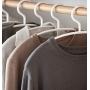 HongTeng Seamless Hanger Clothes Hanging Household Plastic Non-Slip Clothes Drying Clothes Support (Size : 20)