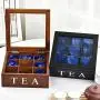 Fonture Wood Tea Store Box, Teabag Storage 9 Compartments Wooden Tea Boxes Hinged Glass Lid Tea Organizer-Brown Fonture Wood Tea Store Box, Teabag Storage 9 Compartments Wooden Tea Boxes Hinged Glass Lid Tea Organizer-Brown
