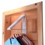 InstaHanger Closet Organizer, The Original Folding Drying Rack, Wall Mount, Includes "Over Door Bracket" For 1 3/8" Thick Doors Only InstaHanger Closet Organizer, The Original Folding Drying Rack, Wall Mount, Includes "Over Door Bracket" For 1 3/8" Thick Doors Only