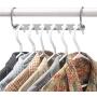 Wonder Hanger Platinum, Space-Saving Closet Organizers, 4 Pack, Chrome