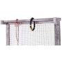 Comfify Rustic Jewelry Organizer ? Wall Mounted Jewelry Holder w/Removable Bracelet Rod, Shelf & 16 Hooks ? Perfect Earrings, Necklaces & Bracelets Holder ? Bonus Bracelet Included? Rustic White