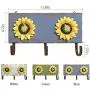 MOCOHANA Sunflower Hook for Wall Coat Hook Rack 3 Hooks Vintage Hangers for Clothes Sunflower Hanger Home Hook Coat and Hat Rack MOCOHANA Sunflower Hook for Wall Coat Hook Rack 3 Hooks Vintage Hangers for Clothes Sunflower Hanger Home Hook Coat and Hat Rack