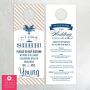 Wedding Door Hangers (set of 10) Palm Tree Shhh Do Not Disturb