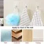 Adhesive Hooks, 16 Pack Adhesive Wall Hooks Clear Heavy Duty Hooks (7.2cm x 7.2cm) for Kitchen Bathroom Door Ceiling Hanger 22 Pound/10 KG by AUSTOR Adhesive Hooks, 16 Pack Adhesive Wall Hooks Clear Heavy Duty Hooks (7.2cm x 7.2cm) for Kitchen Bathroom Door Ceiling Hanger 22 Pound/10 KG by AUSTOR