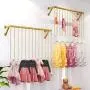 Hanger Seasonal Outfitsgolden Clothing Storage Rod Retro Clothes Rack Wall Garment Everyday Perfect Laundry Room Retail Store Good Amount Iron (Color : Gold Size : 120 26 22cm) Hanger Seasonal Outfitsgolden Clothing Storage Rod Retro Clothes Rack Wall Garment Everyday Perfect Laundry Room Retail Store Good Amount Iron (Color : Gold Size : 120 26 22cm)