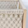 Decorative Storage Boxes, Unique Rectangular Wood Storage Bins and Wicker Baskets for Shelves, Closet and Kitchen, Wooden Storage Crates Handwoven with Cotton Rope(Ivory, Set of 3) Decorative Storage Boxes, Unique Rectangular Wood Storage Bins and Wicker Baskets for Shelves, Closet and Kitchen, Wooden Storage Crates Handwoven with Cotton Rope(Ivory, Set of 3)
