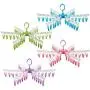 2pcs Random Color Windproof Fix Underwear Peg Adjustable Clothespin Organizer Folding Drying Rack Socks Clip Laundry Clothes Hanger 36Clip