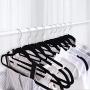 Yeshom 100Pcs Velvet Hanger Non Slip Clothes Suit Flocked Hangers Swivel Hook Ultrathin Space Saving Home Closet