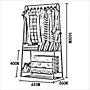 COAT RACK NAN Liang Floorstanding/Metal Creative Bedroom Simple Modern/Clothes Hanger (3 Colors Available) Multi-Functional Clothing Rack (Color : White) COAT RACK NAN Liang Floorstanding/Metal Creative Bedroom Simple Modern/Clothes Hanger (3 Colors Available) Multi-Functional Clothing Rack (Color : White)