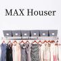 MAX Houser Fabric Cloth Storage Bins,Foldable Storage Cubes Organizer Baskets with Dual Handles for Home Bedroom Storage,Set of 6(Grey)