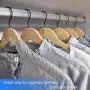 JS HANGER Wooden Suit Hangers, Unfinished Coat Hangers with Non-Slip Pants Bar - Unfinished, Set of 16 JS HANGER Wooden Suit Hangers, Unfinished Coat Hangers with Non-Slip Pants Bar - Unfinished, Set of 16