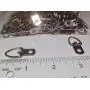 100 Heavy Duty Single Hole D Ring / Triangle Strap Hanger w/ Screws