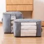 Foldable Storage Bag Organizers, Waterproof Anti-Mold Moisture Proof Clothes Storage Container Zipper Bag with Clear Window Carry Handles for Blanket Comforter Bedding, Closet Storage Boxes (3 Packs) Foldable Storage Bag Organizers, Waterproof Anti-Mold Moisture Proof Clothes Storage Container Zipper Bag with Clear Window Carry Handles for Blanket Comforter Bedding, Closet Storage Boxes (3 Packs)