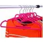 10pcs Premium Quality Velvet Clothes Hangers - Super Slim, Flocked Pink, Heart-Shaped, Space-Saving, No Slip Hangers