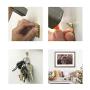 BIGTEDDY - 206pcs Photo Frame Picture Hangers Assortment Wall Hanging Kit Hardware Hooks with Wire for Drywall Home and Office Picture Wall Mount BIGTEDDY - 206pcs Photo Frame Picture Hangers Assortment Wall Hanging Kit Hardware Hooks with Wire for Drywall Home and Office Picture Wall Mount