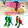 2PCS Beach Windproof Clips Beach Towel Clips Simulation Parrot Cartoon Clothes Hanger Plastic Clip Quilt Clamp Holder for Sun Loungers on Cruise for Sunbeds, Sun Loungers, Pool Chairs, Laundry 2PCS Beach Windproof Clips Beach Towel Clips Simulation Parrot Cartoon Clothes Hanger Plastic Clip Quilt Clamp Holder for Sun Loungers on Cruise for Sunbeds, Sun Loungers, Pool Chairs, Laundry