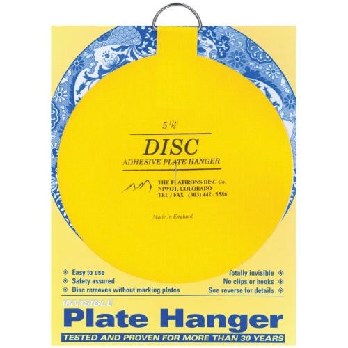 Flatiron Disc Invisible Plate Hanger, 5.5-Inch