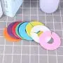 TOPBATHY 10pcs Clothes Size Dividers,Clothing Rack Dividers,Round Clothes Rack Clothes Hangers, Commercial Clothing Racks, Clothing Shops (Mixed Colors, 9 x 9 x 0.2cm)