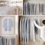 Aufisi Garment Bags Suit Bags,Pack of 7 Premium Quality PEVA Moth Proof Clothes Covers Dustproof Clear Garment Cover Breathable Full Zipper Dust Cover, 4 Pcs 40" x 24" Inch and 3 Pcs 47" x 24" Inch Aufisi Garment Bags Suit Bags,Pack of 7 Premium Quality PEVA Moth Proof Clothes Covers Dustproof Clear Garment Cover Breathable Full Zipper Dust Cover, 4 Pcs 40" x 24" Inch and 3 Pcs 47" x 24" Inch