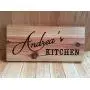 Personalized Kitchen Sign, Reclaimed Cedar 12x5 with Hanger, Rustic Country Elegant Wood Sign, Unique Gift, Housewarming Gift, Anniversary Gift, Birthday Gift, Wedding Gift, Kitchen Decor, Home Decor Personalized Kitchen Sign, Reclaimed Cedar 12x5 with Hanger, Rustic Country Elegant Wood Sign, Unique Gift, Housewarming Gift, Anniversary Gift, Birthday Gift, Wedding Gift, Kitchen Decor, Home Decor