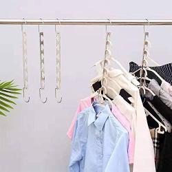 SURPRIZON Metal Magic Hangers Space Saving Clothes Hangers Organizer Smart Closet Space Saver with Sturdy Stainless Steel for Heavy Clothes (13 Pack)