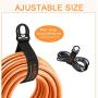 Lamdo Extension Cord Organizer(8 Pack),Heavy-Duty Hoop and Loop Storage Straps for Hoses,Cables,Ropes,Cords Hanger and More for Garage,Home,Shop,RV,Boat and Camping Organization