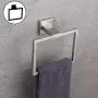Bath Towel Holder SUS304 Stainless Steel Towel Hanger Towel Ring for Bathroom Lavatory Wall Mount Contemporary Style, Brushed Finish