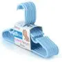 HANGERWORLD 20 Blue 11.4inch Kids Baby Infant Toddler Plastic Pant Bar Garment Clothes Coat Hangers HANGERWORLD 20 Blue 11.4inch Kids Baby Infant Toddler Plastic Pant Bar Garment Clothes Coat Hangers