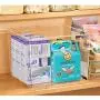 mDesign Plastic Food Storage Container Bin with Handles - for Kitchen, Pantry, Cabinet, Fridge/Freezer - Large Organizer for Snacks, Produce, Vegetables, Pasta - BPA Free, 10" Square, 4 Pack - Clear mDesign Plastic Food Storage Container Bin with Handles - for Kitchen, Pantry, Cabinet, Fridge/Freezer - Large Organizer for Snacks, Produce, Vegetables, Pasta - BPA Free, 10" Square, 4 Pack - Clear