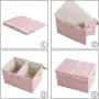 Prandom Large Stackable Storage Bins with Lids Fabric Decorative Storage Boxes Cubes Organizer Containers Baskets with Cover Handles Divider for Bedroom Closet Living Room 17.3x11.8x9.8 Inch 3 Pack