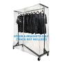 Only Hangers Heavy Gauge Clear Z Rack Cover with Zipper Plus a Pair of Round Tubing Cover Support Brackets - Combo Kit fits all 5 Wide Z Racks (Note: Z Racks Sold Separately) …