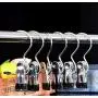 ODDIER 18 PCS Laundry Hook Boot Hanging Hold Clips Portable Hanging Hooks Home Travel Hangers Clothing Clothes Pins