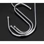 DayCount Pack of 20 Stainless Steel S Shape Small/Medium/Large Multipurpose Hooks Heavy Duty Clothes Hanger Rack Closet Storage Rack Tool (Large) DayCount Pack of 20 Stainless Steel S Shape Small/Medium/Large Multipurpose Hooks Heavy Duty Clothes Hanger Rack Closet Storage Rack Tool (Large)