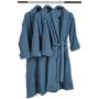 Pinzon Terry Bathrobe 100% Cotton, Marine, Small / Medium