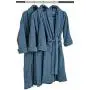 Pinzon Terry Bathrobe 100% Cotton, Marine, Small / Medium