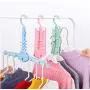 Drying Rack Hanger Rotate Clothes Hanger Windproof Buckle Hook with 8 Hole Clothing Organizer Outdoor 5pcs Random Color Drying Rack Hanger Rotate Clothes Hanger Windproof Buckle Hook with 8 Hole Clothing Organizer Outdoor 5pcs Random Color