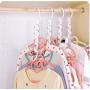 10pcs 3D Space Saving Space Hanger Clothes Hanger Hook Decoration