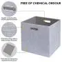 Foldable Storage Bins,13x13 Storage Cubes Basket Containers for Shelf Cabinet Bookcase Boxes,Thick Fabric Drawers,4pcs, Sliver Grey Foldable Storage Bins,13x13 Storage Cubes Basket Containers for Shelf Cabinet Bookcase Boxes,Thick Fabric Drawers,4pcs, Sliver Grey