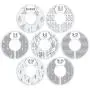 Baby Nest Designs Unisex Baby Hangers and Closet Dividers - The Ultimate Nursery Organizer with 7X Baby Size Dividers (Infant Newborn Clothing to 24 Months) and 20x Velvet Hangers for Baby Clothes Baby Nest Designs Unisex Baby Hangers and Closet Dividers - The Ultimate Nursery Organizer with 7X Baby Size Dividers (Infant Newborn Clothing to 24 Months) and 20x Velvet Hangers for Baby Clothes