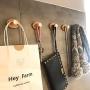 HOOKS Adhesive Hooks Wall Hooks 6 Pcs Hoks Heavy Duty Bamboo hook (Color DIY) Decorative 3M Stick Wall Hooks Clothes Hangers for Office Home Kitchen Coats Hats Keys Bags hooks
