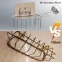 Bogeer Sponge and Brush Holder for Kitchen Sink Sink Caddy Organizer for Sponge, Brush and Dishcloth Sponge Holder Dishwashing Holder Drainer Rack Sponge Holder, Stainless Steel, Reusable Adhesive